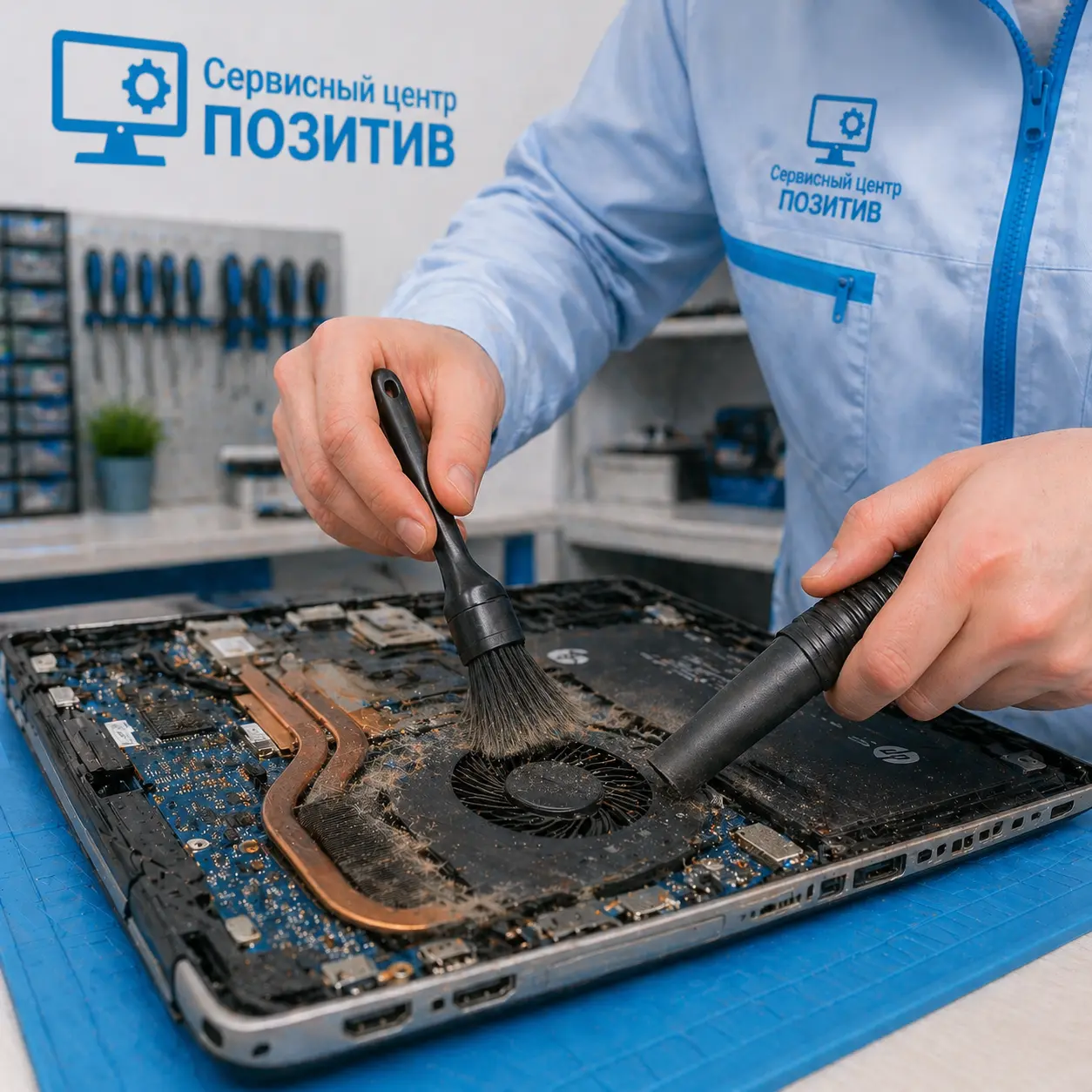 чистка ноутбука HP в Реутове