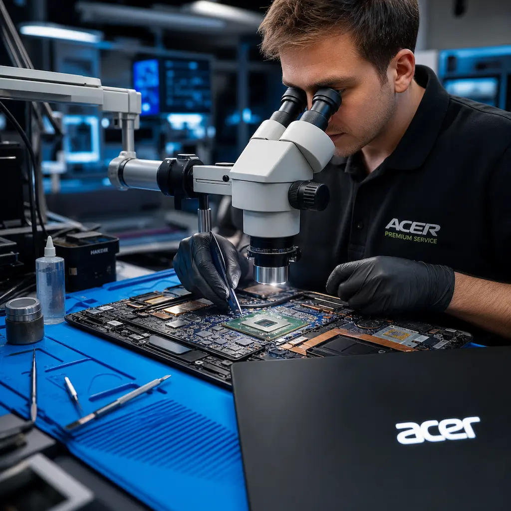 Замена видеокарты ноутбука Acer в Реутове