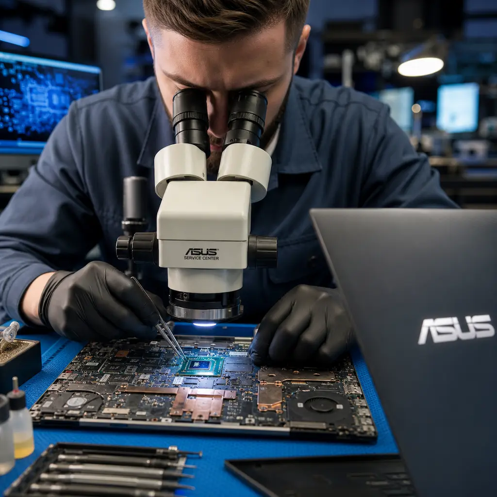 Замена видеокарты ноутбука Asus в Реутове
