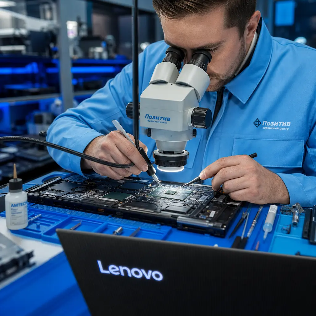 Замена видеокарты ноутбука Lenovo в Реутове