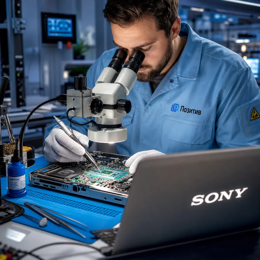 Замена видеокарты ноутбука Sony в Реутове