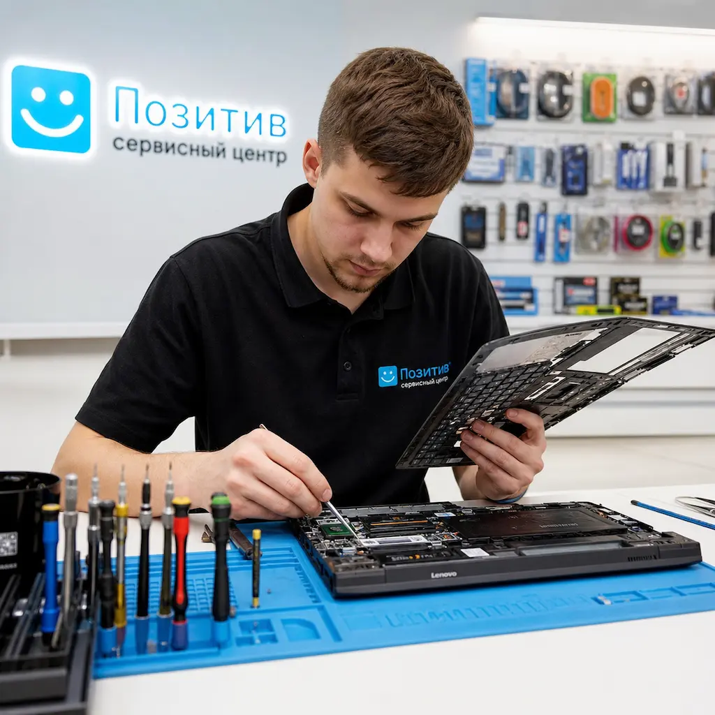 заменить клавиатуру на ноутбуке Lenovo в Реутове