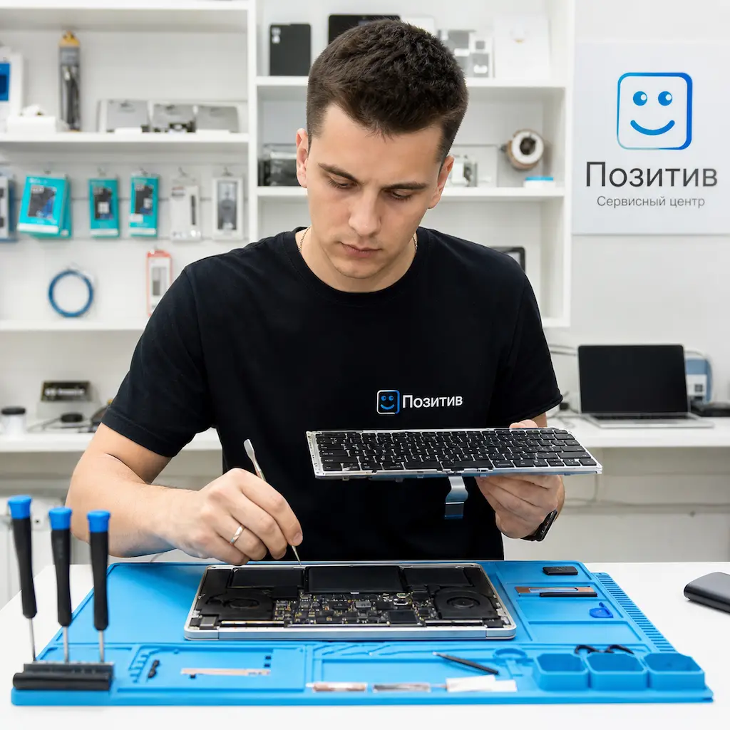 заменить клавиатуру на Apple Macbook в Реутове
