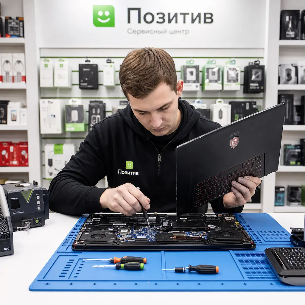 заменить клавиатуру на ноутбуке MSI в Реутове