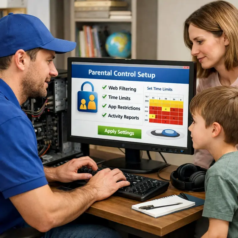 установка родительского контроля в Реутове