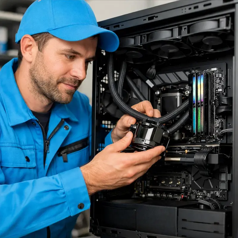 Установка СЖО на ПК в Реутове