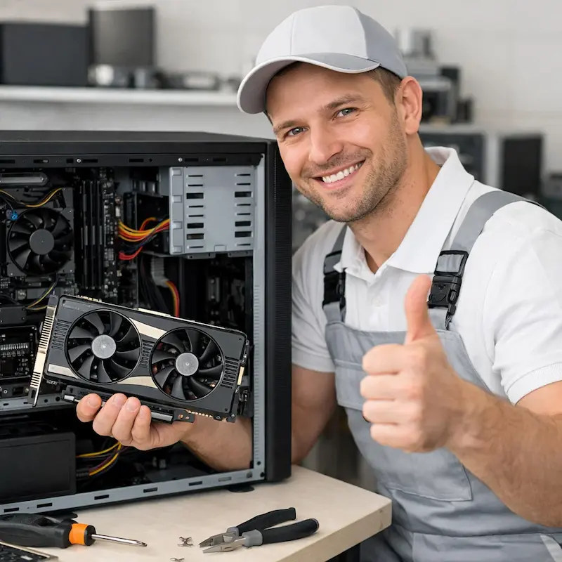 Замена видеокарты ПК в Реутове