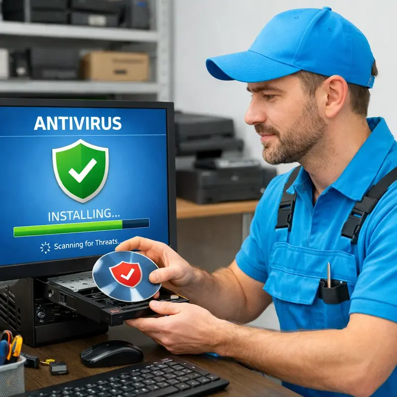 Установка антивируса в Реутове на дому